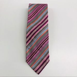 Missoni pink stripe tie